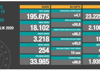 24 Aralık tablosu: 18 bin 102 yeni vaka, 254 vefat