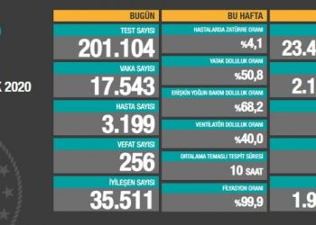 25 Aralık tablosu: 17 bin 543 yeni vaka, 256 vefat