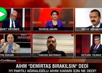 Canlı yayında gergin anlar