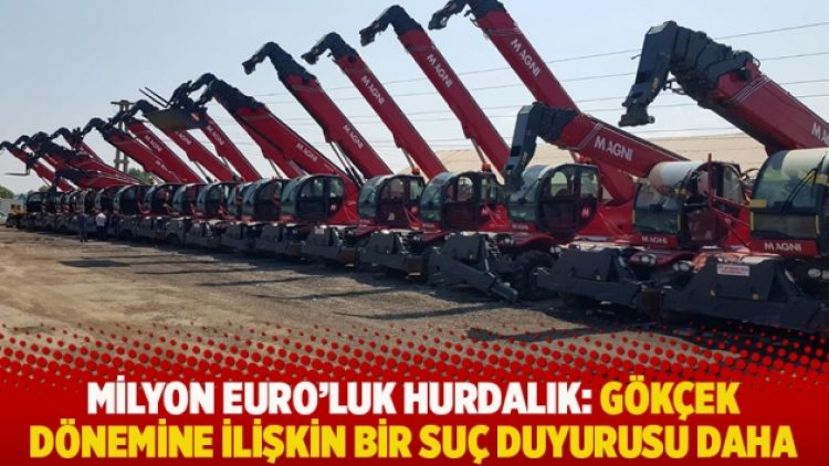 Milyon Euro’luk hurdalık: Gökçek dönemine ilişkin bir suç duyurusu daha