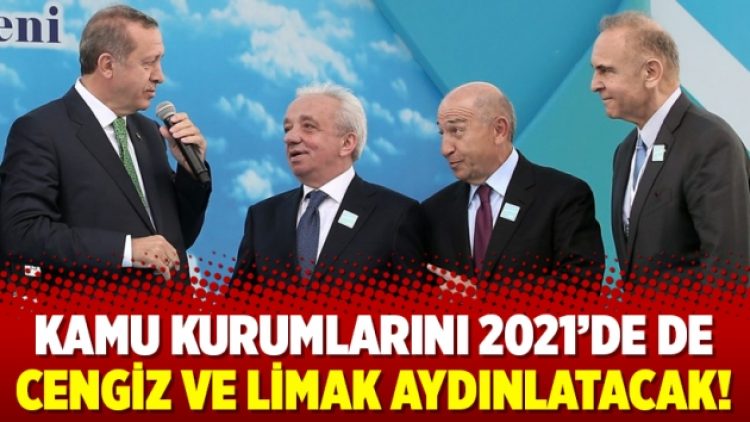 Kamu kurumlarını 2021’de de Cengiz ve Limak aydınlatacak!