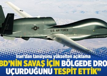 “ABD’nin savaş için bölgede drone uçurduğunu tespit ettik”