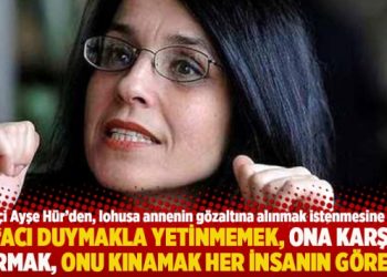 “Acı duymakla yetinmemek, ona karşı durmak, onu kınamak her insanın görevi”