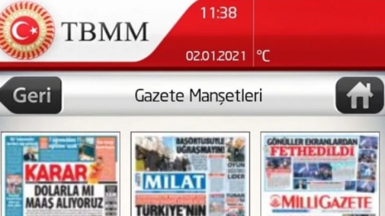 Sözcü gazetesi Meclis’in haber aplikasyonundan çıkarıldı