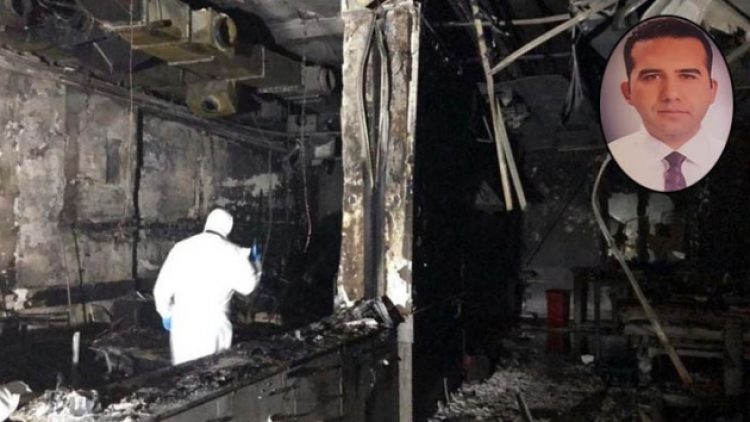 Hastane yangınında yaralanan akademisyen yaşamını yitirdi