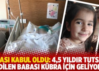 Duası kabul oldu: 4,5 yıldır tutsak edilen babası Kübra için geliyor!