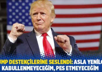 Trump destekçilerine seslendi: Asla yenilgiyi kabullenmeyeceğim, pes etmeyeceğim