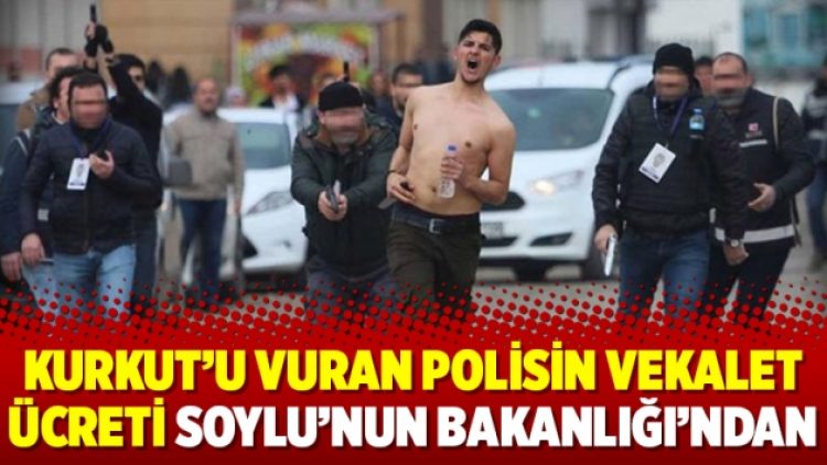 Kurkut’u vuran polisin vekalet ücreti Soylu’nun Bakanlığı’ndan