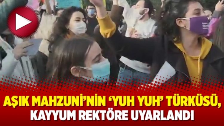Aşık Mahzuni’nin ‘Yuh Yuh’ türküsü, kayyum rektöre uyarlandı
