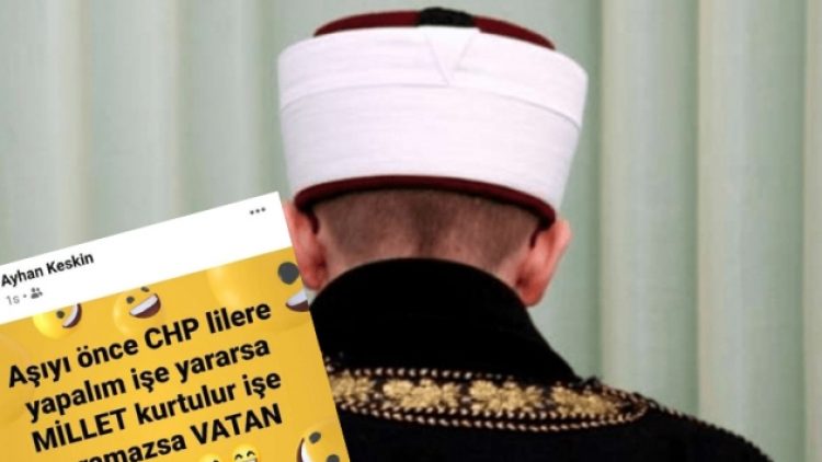 Cami imamının skandal paylaşımına suç duyurusu