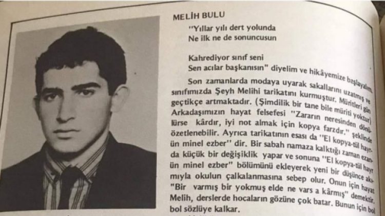Melih Bulu’nun yıllığı ortaya çıktı: ‘Kopya farzdır’