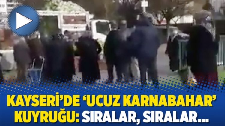 Kayseri’de ‘ucuz karnabahar’ kuyruğu: Sıralar, sıralar…