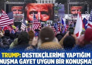 Trump: Destekçilerime yaptığım konuşma gayet uygun bir konuşmaydı