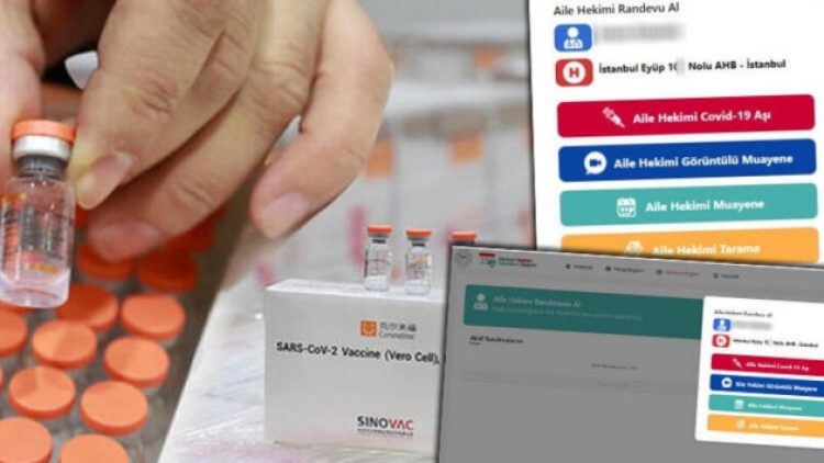 Çin aşısı için randevu sistemi açıldı