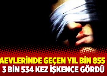 Cezaevlerinde geçen yıl bin 855 kişi 3 bin 534 kez işkence gördü