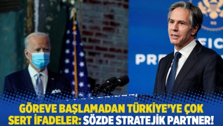 Göreve başlamadan Türkiye’ye çok sert ifadeler: Sözde stratejik partner!