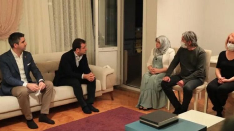 Hüda Kaya’ya taziye ziyareti