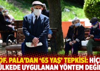 Prof. Pala’dan ’65 yaş’ tepkisi: Hiçbir ülkede uygulanan yöntem değil