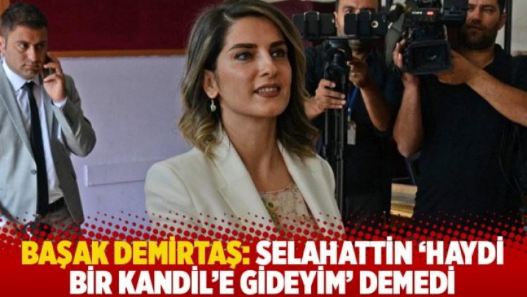 Başak Demirtaş: Selahattin ‘Haydi bir Kandil’e gideyim’ demedi