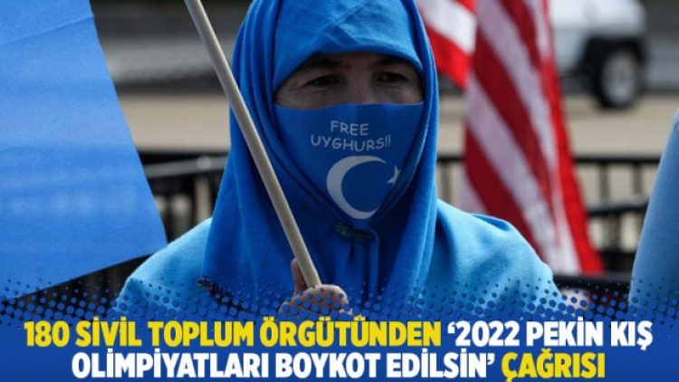180 sivil toplum örgütünden ‘2022 Pekin Kış Olimpiyatları boykot edilsin’ çağrısı