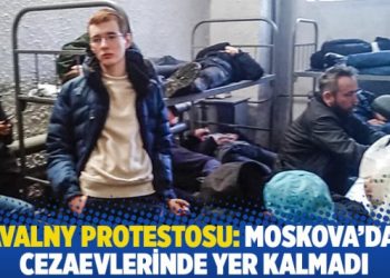 Navalny protestosu: Moskova’daki cezaevlerinde yer kalmadı