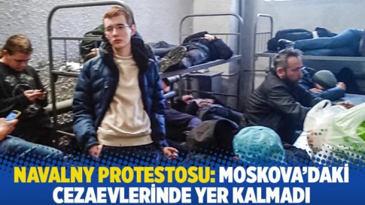 Navalny protestosu: Moskova’daki cezaevlerinde yer kalmadı