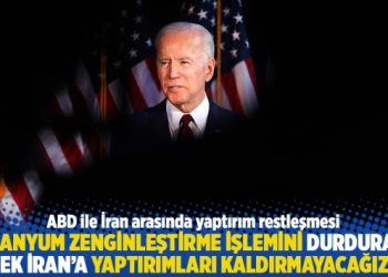 “Uranyum zenginleştirme işlemini durdurana dek İran’a yaptırımları kaldırmayacağız”