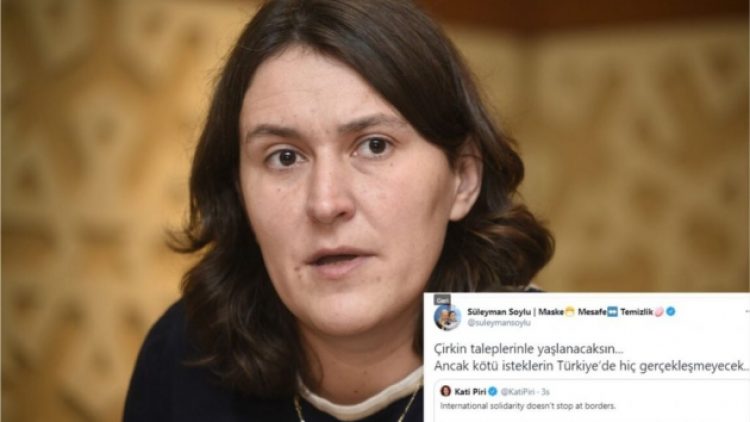 Soylu’dan Kati Piri’ye: Çirkin taleplerinle yaşlanacaksın