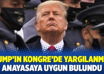Trump’ın Kongre’de yargılanması anayasaya uygun bulundu