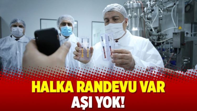 Halka randevu var aşı yok!