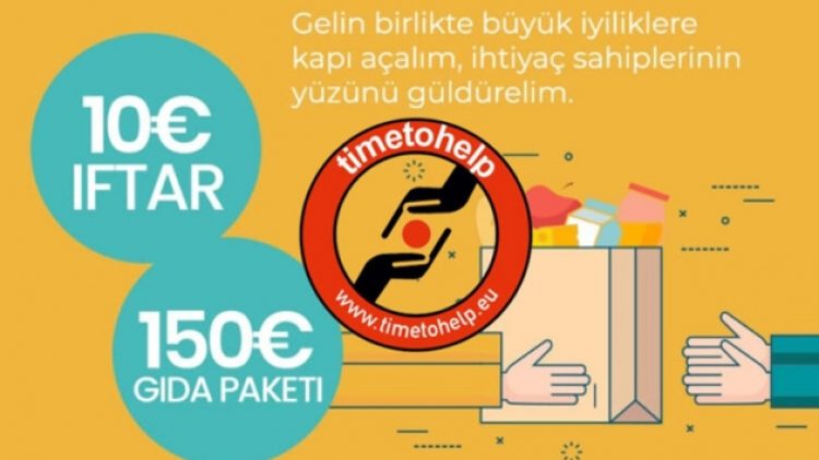 Üç aylarda Time To Help’ten yardım kampanyası