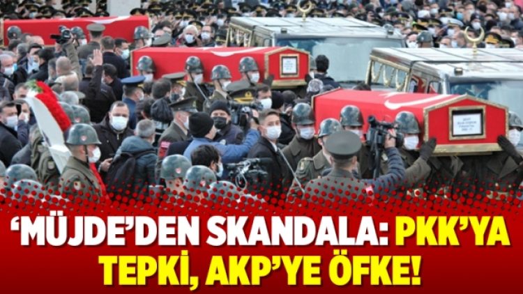 ‘Müjde’den skandala: PKK’ya tepki, AKP’ye öfke!