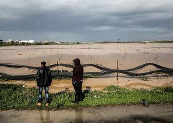 İsrail, Gazze’nin doğusundaki tarım arazilerini bir ayda ikinci kez sular altında bıraktı