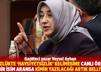 “Sözlükte ‘haysiyetsizlik’ kelimesine canlı örnek bir isim aransa kimin yazılacağı artık belli”