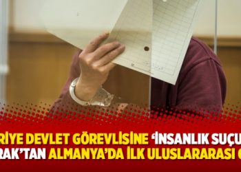 Suriye devlet görevlisine ‘insanlık suçuna iştirak’tan Almanya’da ilk uluslararası ceza