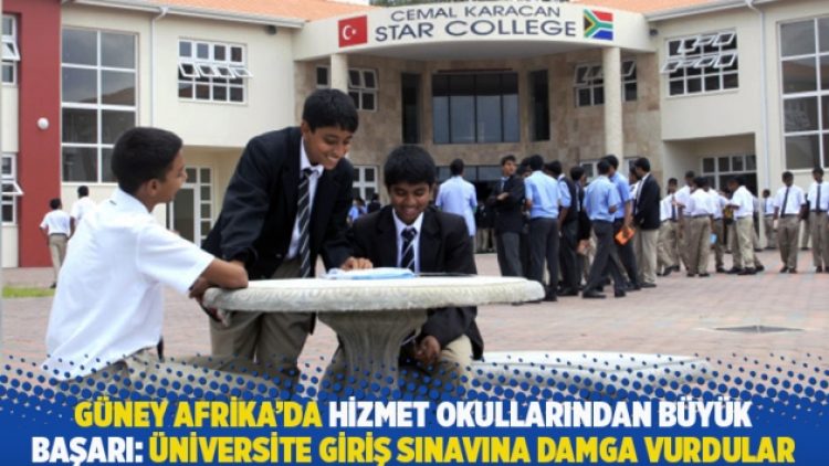Güney Afrika’da Hizmet okullarından büyük başarı: Üniversite giriş sınavına damga vurdular
