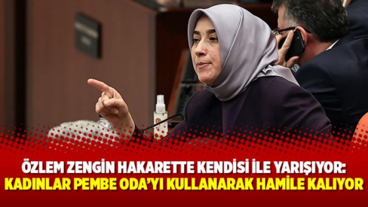 Özlem Zengin hakarette kendisi ile yarışıyor: Kadınlar Pembe Oda’yı kullanarak hamile kalıyor