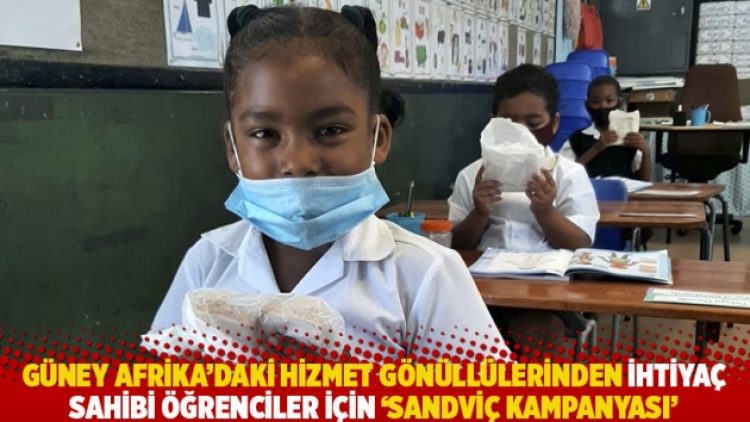 Güney Afrika’daki Hizmet gönüllülerinden ihtiyaç sahibi öğrenciler için ‘sandviç kampanyası’