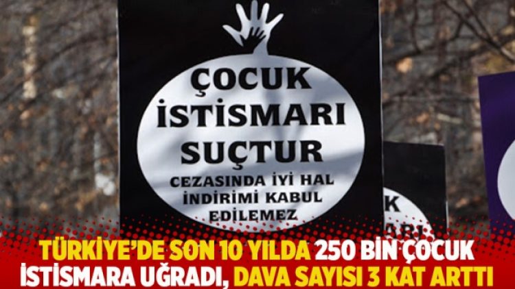 Türkiye’de son 10 yılda 250 bin çocuk istismara uğradı, dava sayısı 3 kat arttı