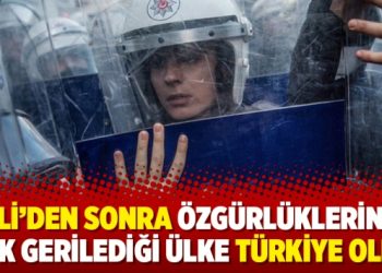 Mali’den sonra özgürlüklerin en çok gerilediği ülke Türkiye oldu