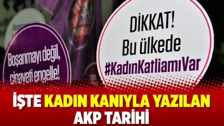 İşte kadın kanıyla yazılan AKP tarihi