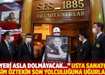 “Yeri asla dolmayacak…” Usta sanatçı Rasim Öztekin son yolculuğuna uğurlandı