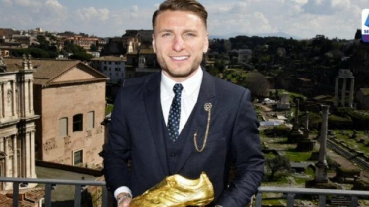 Lazio’nun golcüsü Immobile, Altın Ayakkabı ödülüne kavuştu
