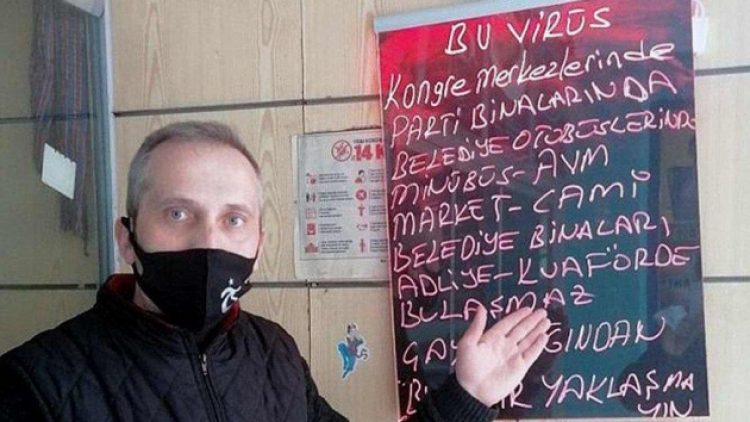 Virüs kongreden değil çay ocağından bulaşır!