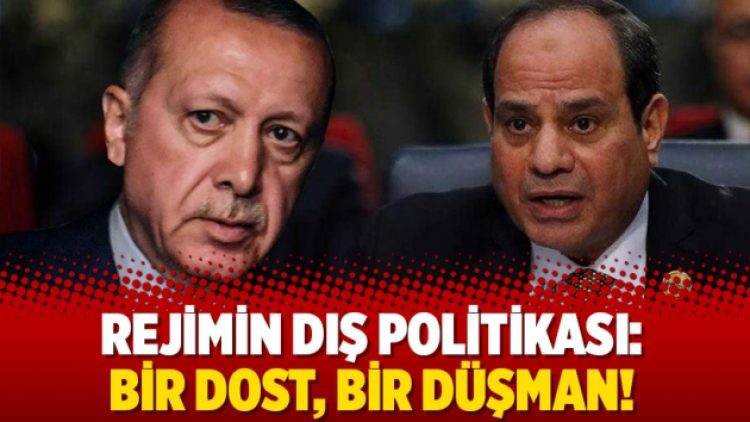 Rejimin dış politikası: Bir dost, bir düşman!