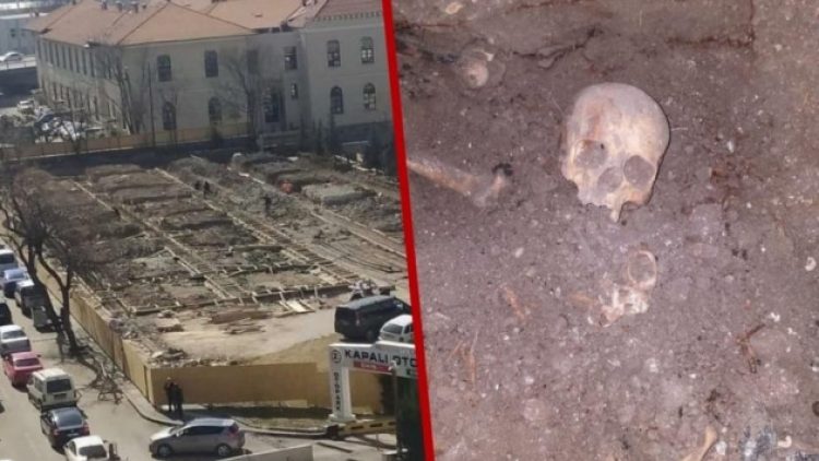 İnsan kemikleri çıkan inşaat alanı için Koruma Kurulu’na başvuru