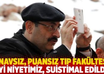 Sınavsız, puansız tıp fakültesi! İyi niyetimiz, suistimal edildi