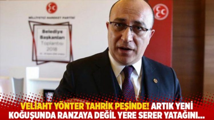 Veliaht Yönter tahrik peşinde! Artık yeni koğuşunda ranzaya değil yere serer yatağını…