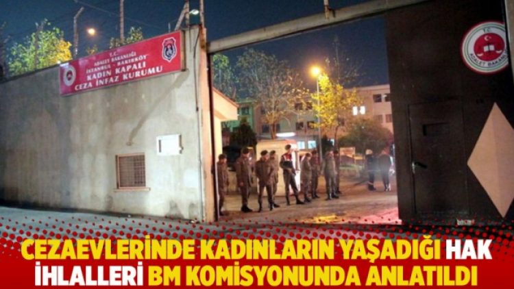 Cezaevlerinde kadınların yaşadığı hak ihlalleri BM komisyonunda anlatıldı
