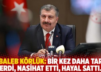Lebaleb körlük: Bir kez daha tarih verdi, nasihat etti, hayal sattı…